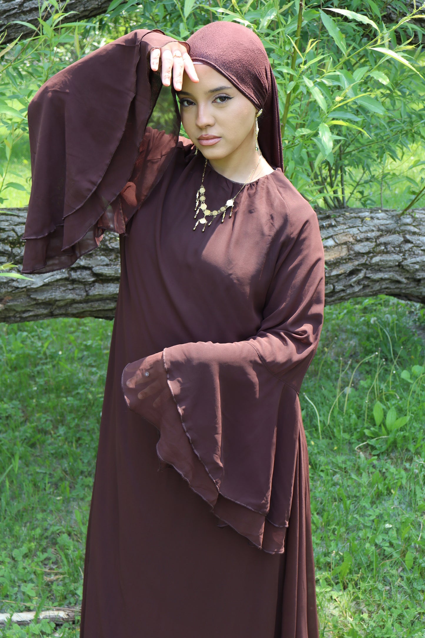 Malaak Dress - Wood