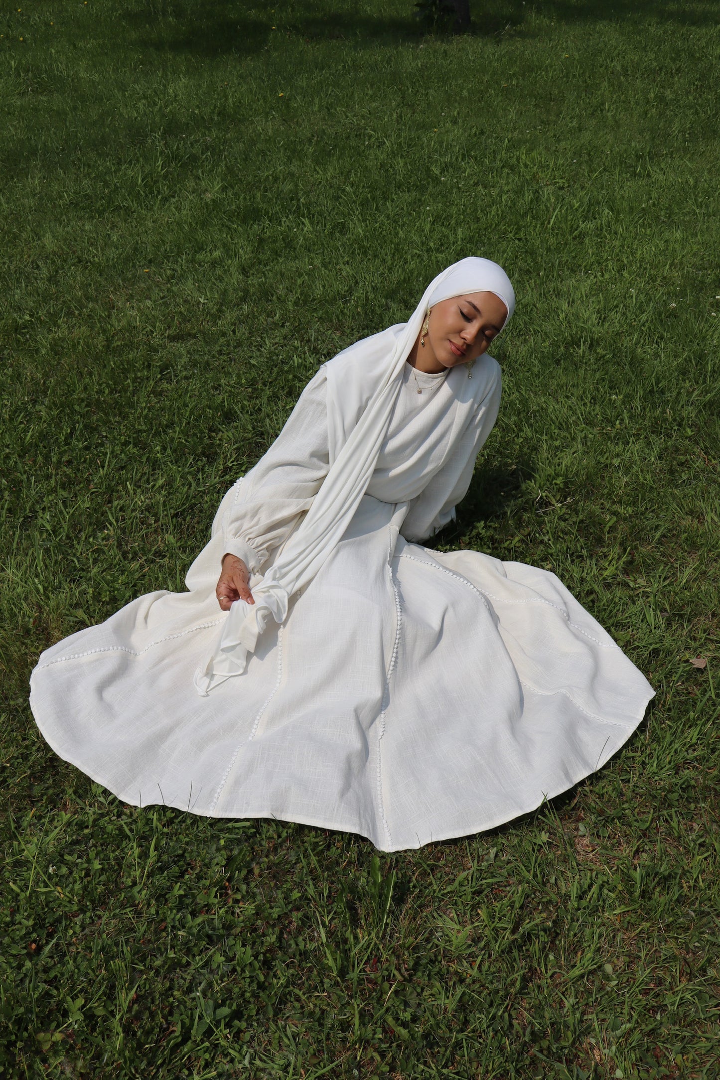 Süreyah Dress - Pearl