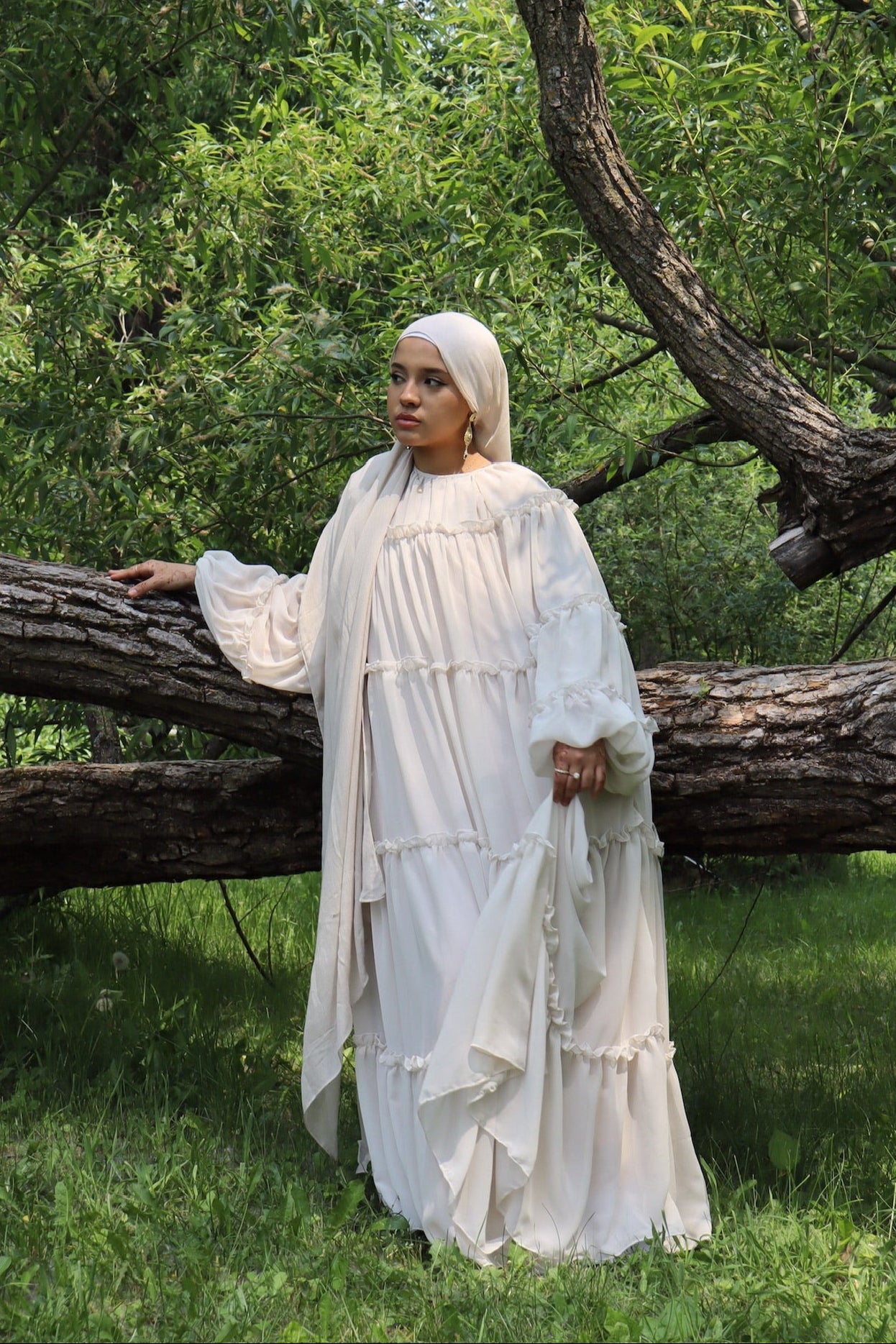 Ameerah Dress - Alabaster
