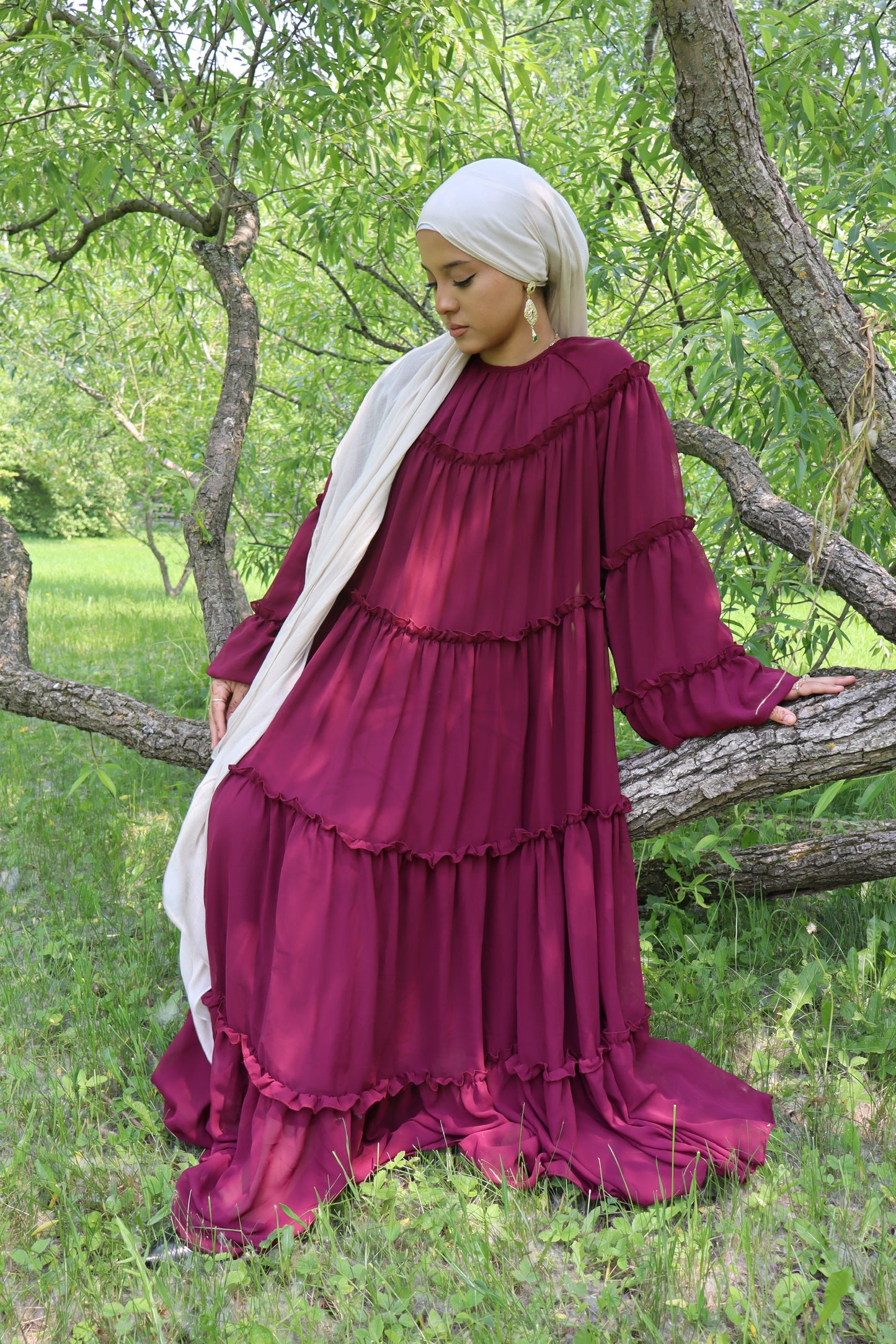 Ameerah Dress - Berry