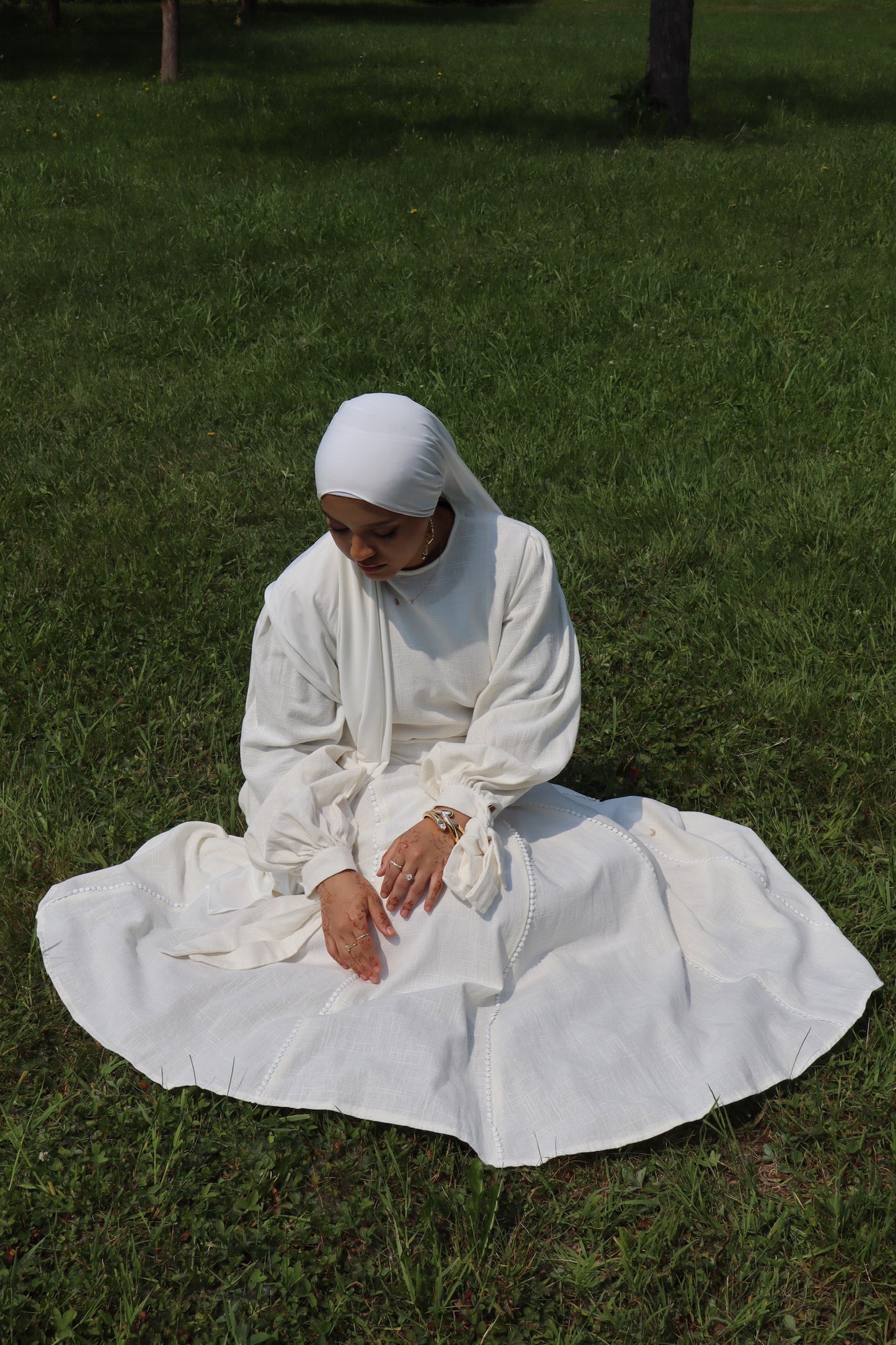 Süreyah Dress - Pearl