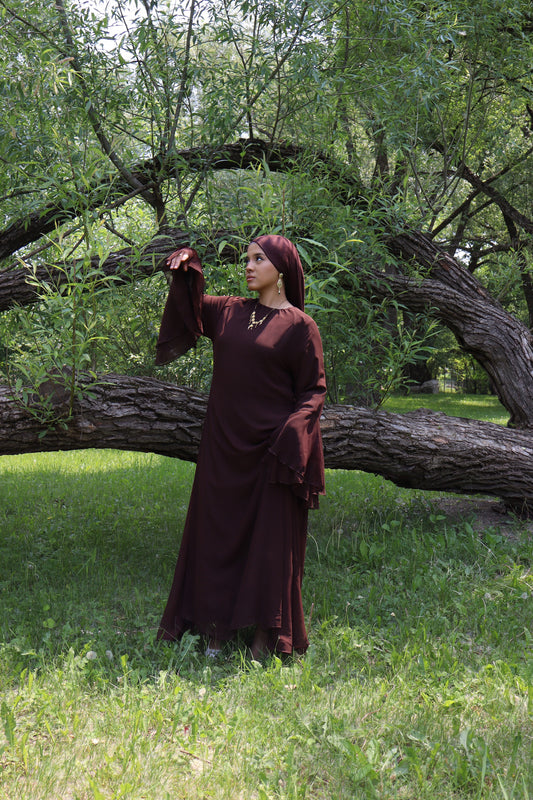 Malaak Dress - Wood