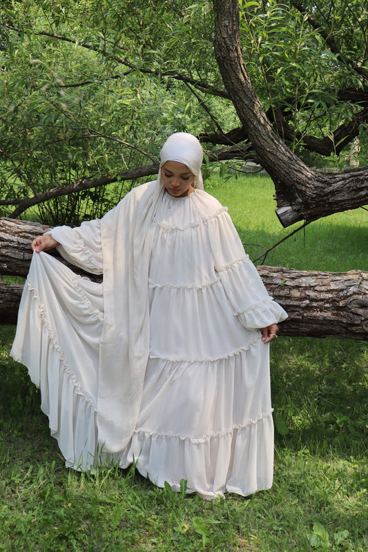Ameerah Dress - Alabaster
