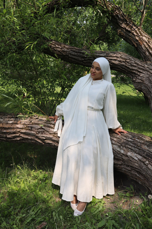 Süreyah Dress - Pearl